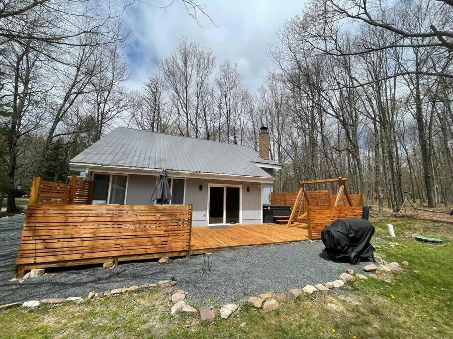 Modern Home Near Lake W Hottub, Game Room, Fireplace Albrightsville Eksteriør bilde